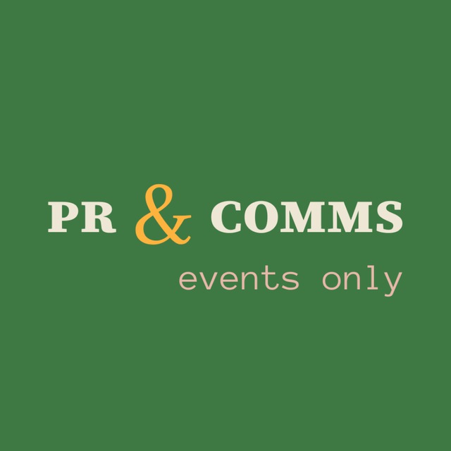 PR & Comms Events Only
